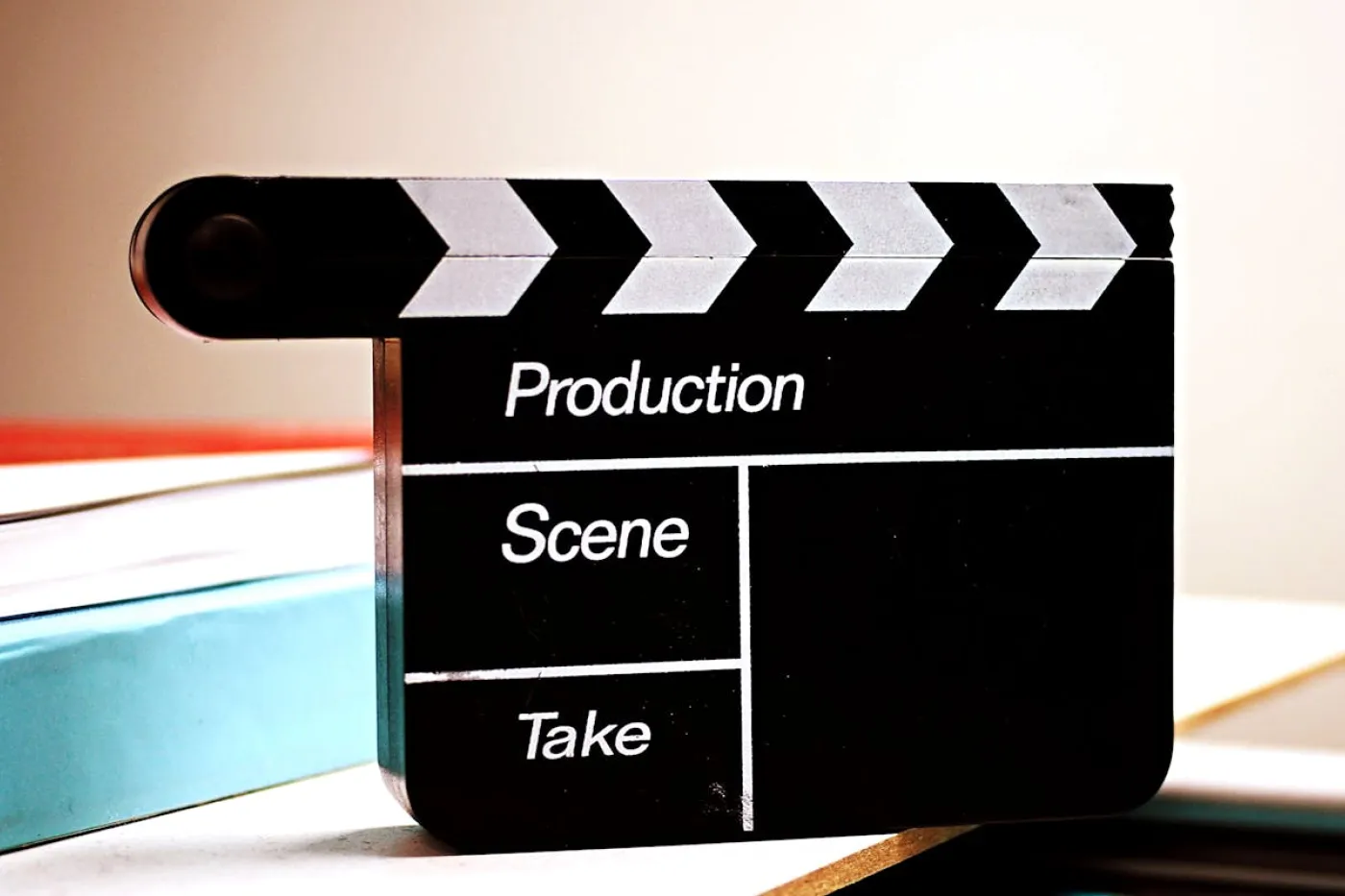 Eine unbeschriebene Filmklappe