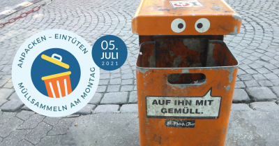 Müllsammeln in Halle