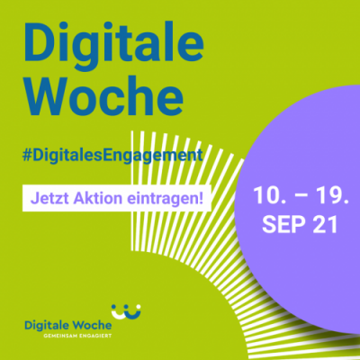 Digitale Woche Jetzt Aktion eintragen