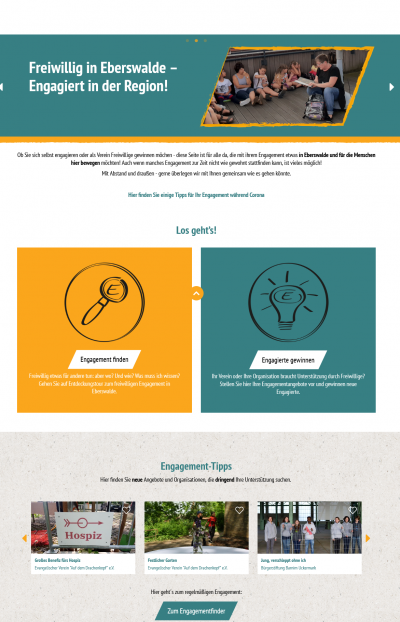 Engagementplattform Eberswalde Screenshot Engagementplattform Eberswalde