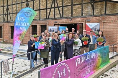 Auftakt zum 20. Freiwilligentag am 3. Mai 2024 in Halle (Saale) - Foto Marcus-Andreas Mohr Auftakt zum 20. Freiwilligentag am 3. Mai 2024 in Halle (Saale) - Foto Marcus-Andreas Mohr