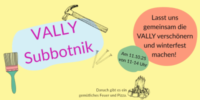 Vally Subbotnik - Engagement im Nachbarschaftstreff