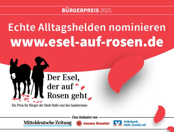Bürgerpreis "Esel der auf Rosen geht" - Nominierung