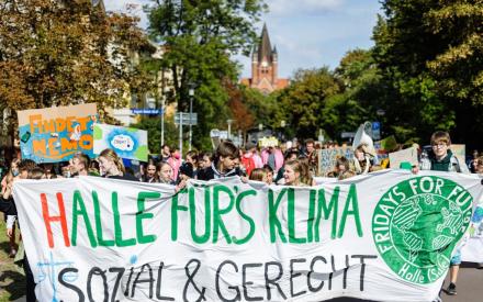 Globaler Klimastreik in Halle